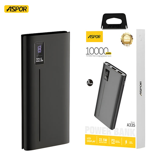 ASPOR A335 Power Bank - 10000mAH - Premium Sealed Power Bank