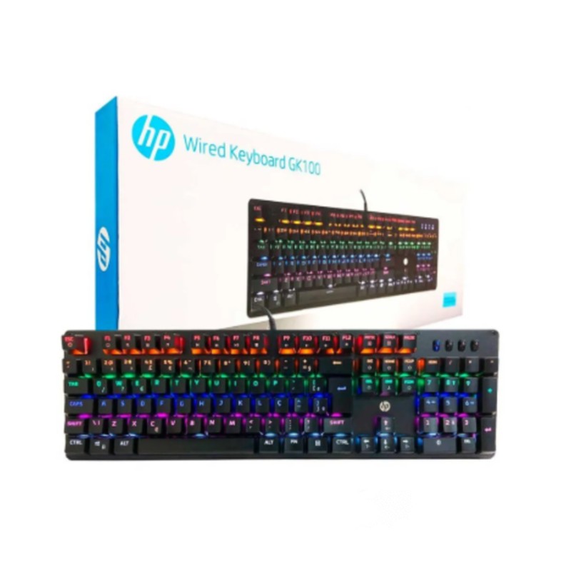 GK100 Mechanical Keyboard - RGB Gaming Mechanical - Imported Sealed HP