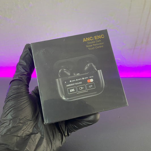 A9 PRO - ANC Airpods - Multifunctional TouchScreen - Premium Earbuds