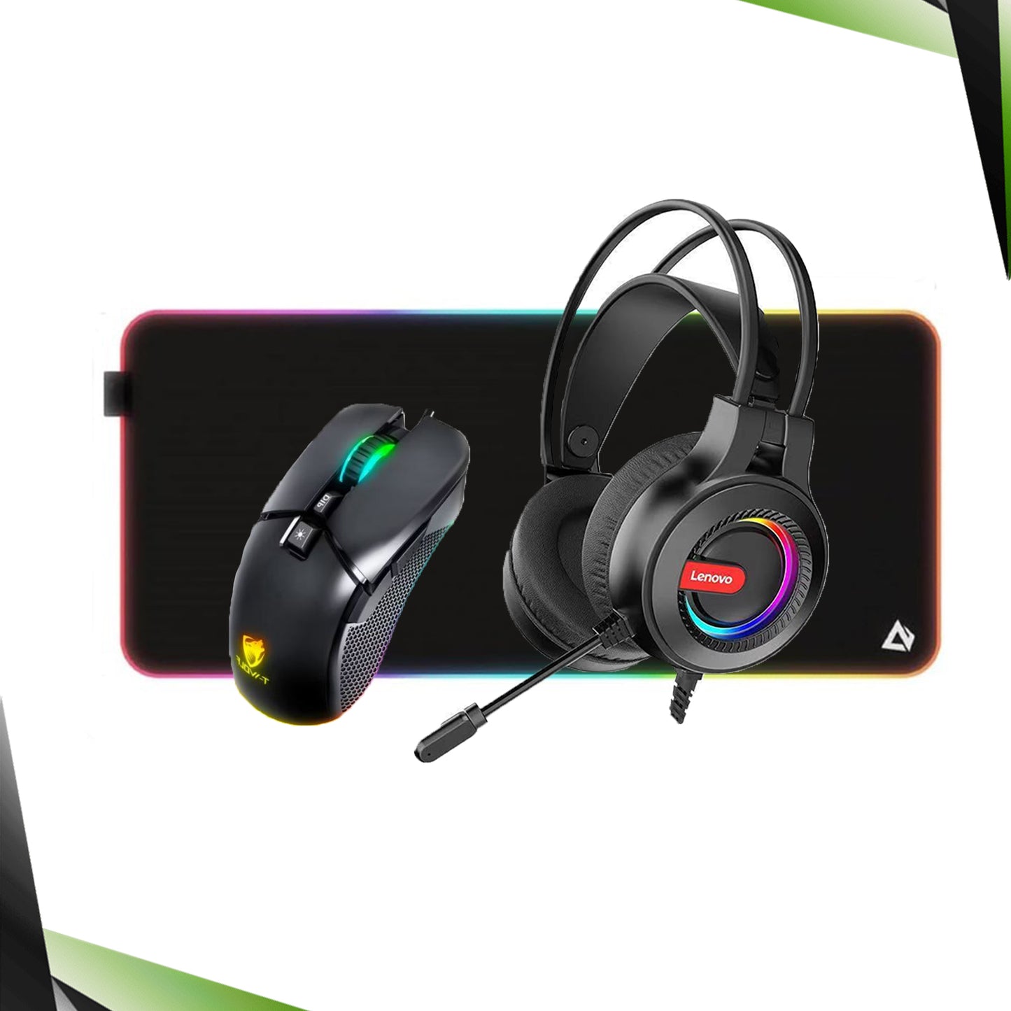 Gaming Combo Deal! T-Wolf G590 Gaming Mouse & Thinkplus G80-B Gaming Headset with Mic