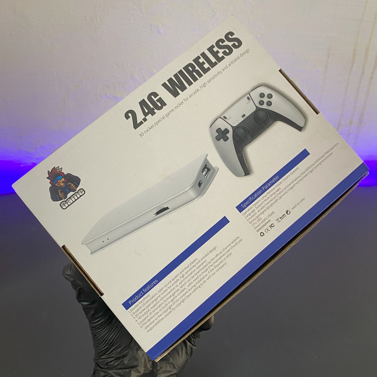 M15 Game Stick 2.4G Wireless Controllers - 64GB plus 20000Games -
