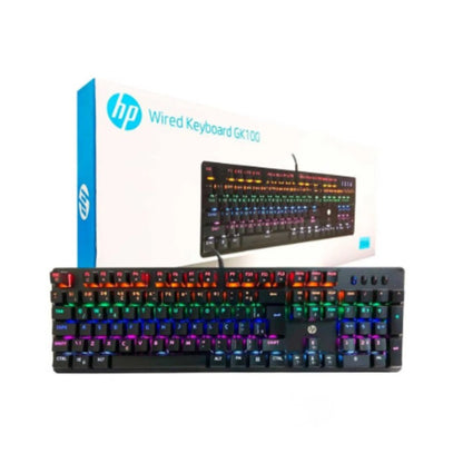 GK100 Mechanical Keyboard - RGB Gaming Mechanical - Imported Sealed HP