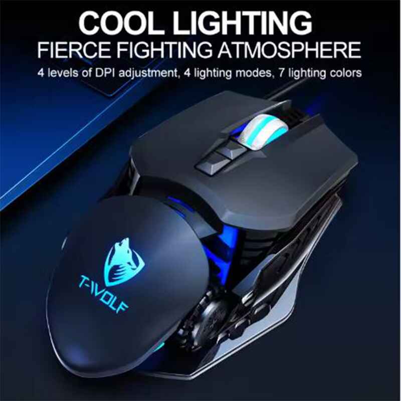 T-Wolf G530 Gaming Mechanical Mouse