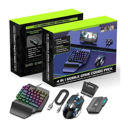 4 in 1 Mobile Gaming Combo Pack Best Pack For Gamers