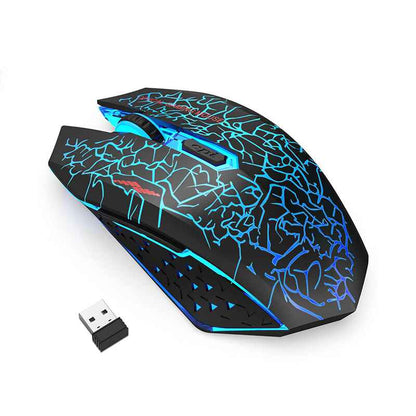 Wireless RGB Mouse SIlent Clicks Type-C Rechargeable